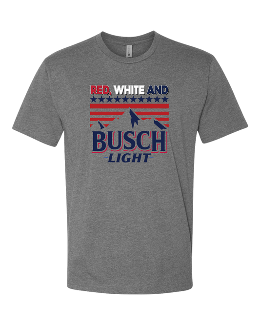 Red, White & Busch Light Tee